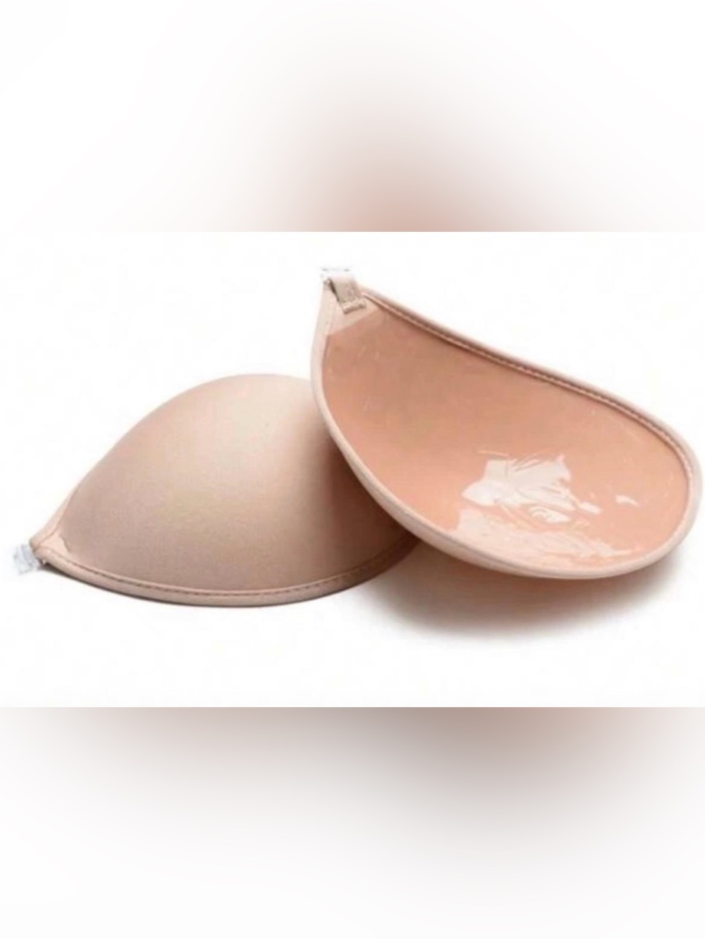 Nude Adhesive Silicone Bra Cups - Invisible Strapless Support A-CUP